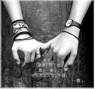    爱一个人的感人的句子  1