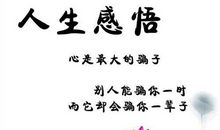 感悟人生的心情短语