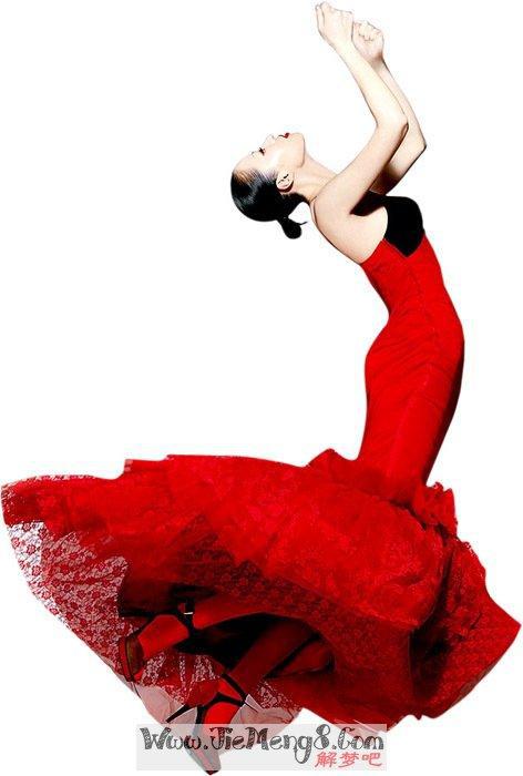   梦见一个红色的女人