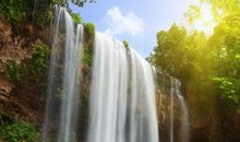 描写瀑布的诗句