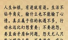 关于人生感悟的语句