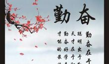 爱国勤奋名言