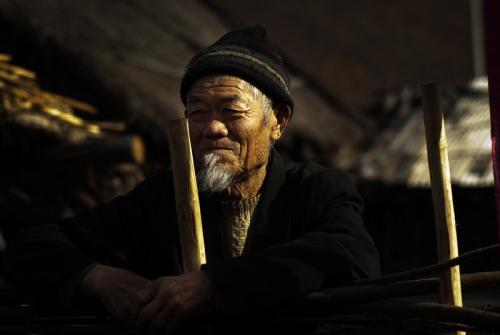 一个孤独的老人