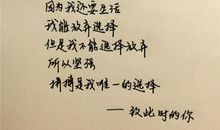 珍惜的句子说说心情