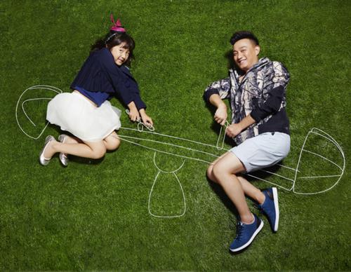 女儿在夏天的时候有点像父母的冰糕