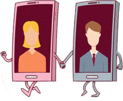 在线约会是美丽而浪漫