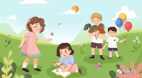 暑假像朵朵鲜花