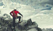 爬山的说说心情短句 登山发朋友圈的句子