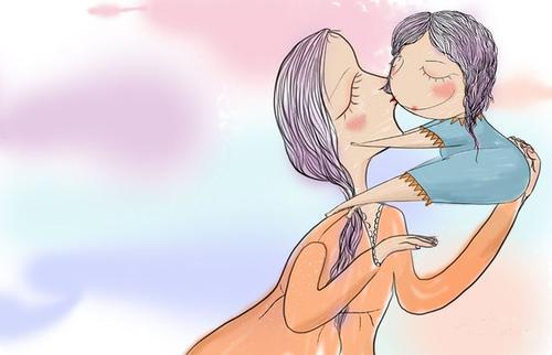 请欣赏编辑所写的有关写母爱和感情的诗