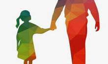 形容父女情深的开心的句子