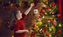 表达小朋友开心过圣诞的句子