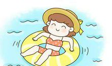 去游泳开心的句子