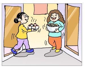 让我们来看看编辑所编的关于老邻居幸福聚会的句子