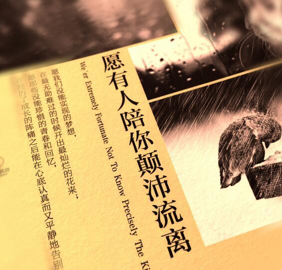 “愿有人陪伴您走开”经典语录     1