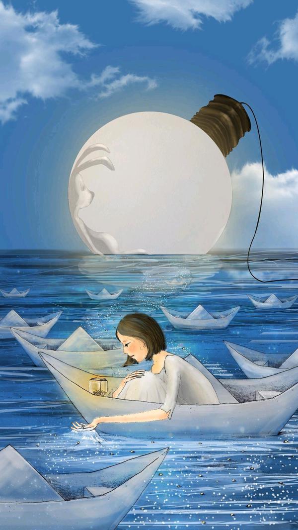 一个经常感激的人将会快乐