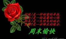 祝周末愉快的短信