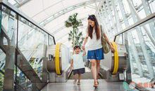 带儿子逛街开心的句子