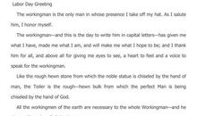 五一劳动节最新短信