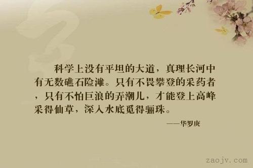 精选的描述科学的句子 1
