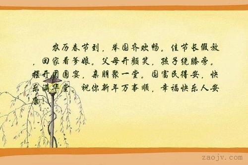   漂亮的句子形容新年回家 元旦