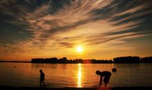 描写落日景象的诗句