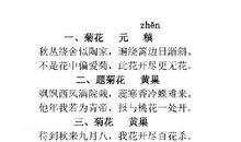 描写菊花的诗句大全