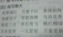 描写春姑娘的词语