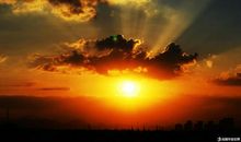 描写夕阳余晖的诗句