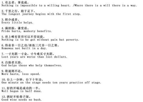 英文经典语录励志 0