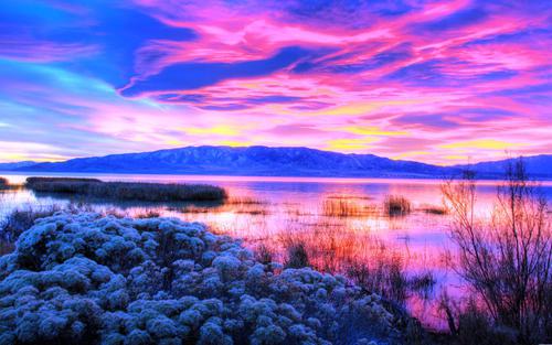 沿途的风景令人赏心悦目