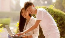 恋爱的开心的句子