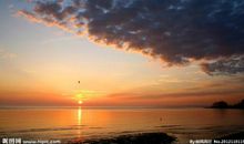 描写落日夕阳的诗句