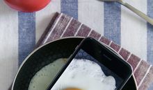 吃的很开心的句子