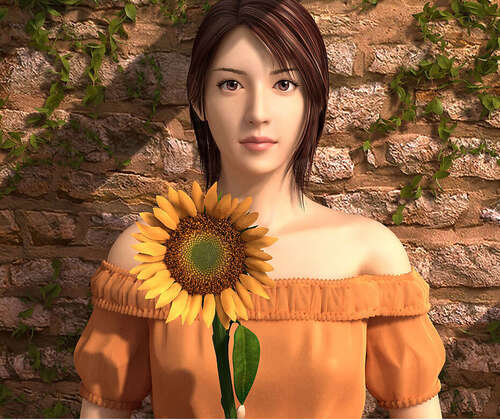 20.无法摆脱这种情况，所以我放低了眉毛，但放低了内心。