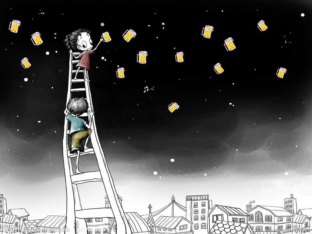 25.星星也在闪烁，就像一双调皮，天真和神秘的眼睛，像美丽的闪亮宝石，更像是黑暗中的闪亮，光滑，耀眼的珍珠。舞蹈。