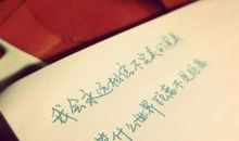 不懂珍惜的个性签名