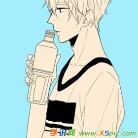 描述英俊男孩的句子