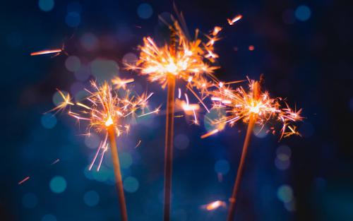 关于烟花的漂亮句子