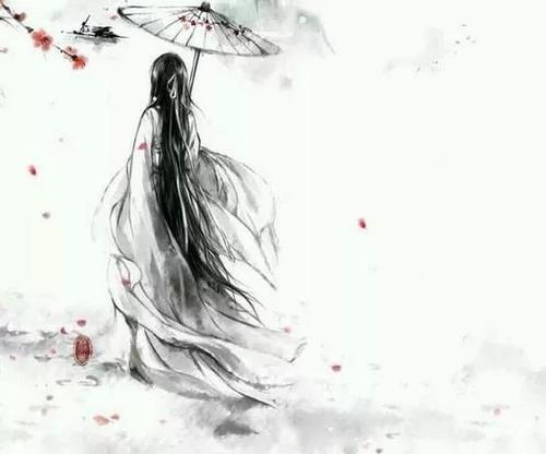 7.春天到了古老的美，花朵落下，人们死了。