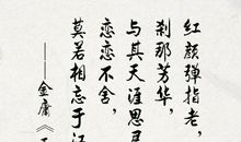 金庸爱情语录