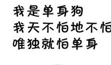 单身的句子