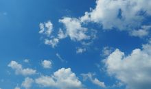 蓝天白云的句子