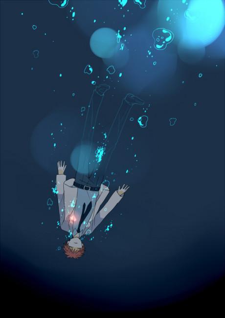 10.我看着你的背,我的头充满悲伤。