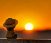 9.当一个人想到离开时,他注定不会回到原来的位置。