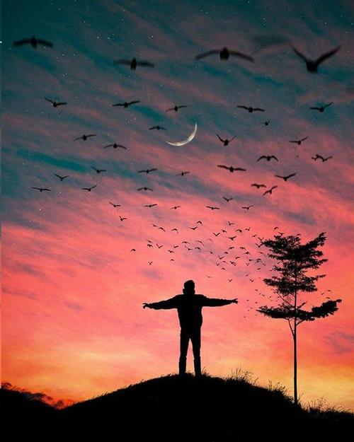 9.你放了一百个心，我不会纠缠，不会迷恋，不会歇斯底里，不会烦恼，我会和你一起回到桥上，回到路上。