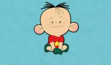 高中作文描写孩子开心的句子