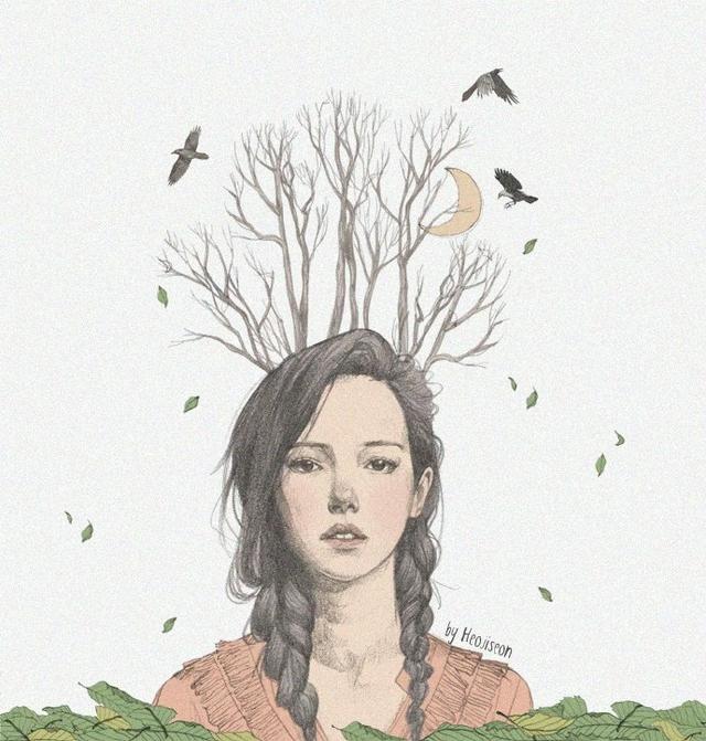 10.夜晚死了，我感到孤独和悲伤。一个孤独的人的心是脆弱的。当我成对见到别人时，总觉得自己很孤单，但我的诚意已不再重要。