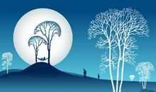 描写月光的句子