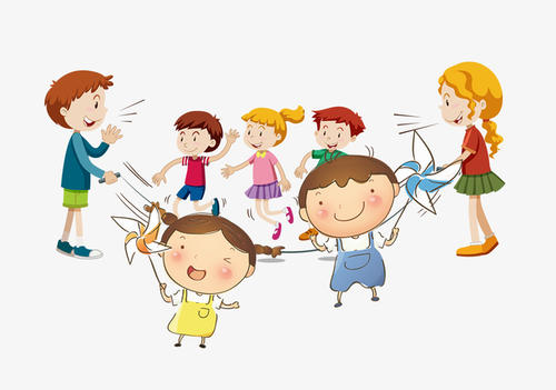 10.这个孩子今天骑着滑板车，很开心，很开心，很开心