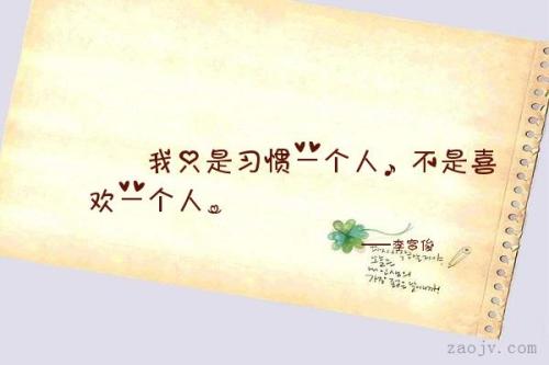 关于习惯的句子